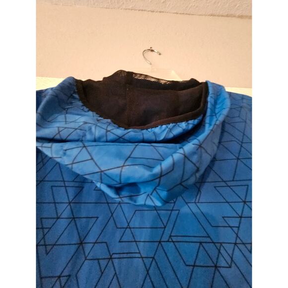 Xersion Blue and Black Windbreaker Raincoat Jacket Large - Picture 8 of 8